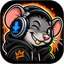 CRATE RAT mascot logo